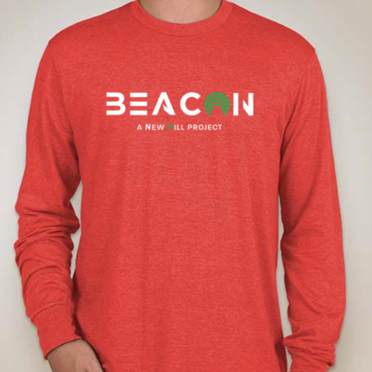 BEACON Tri-Blend Long Sleeve Red